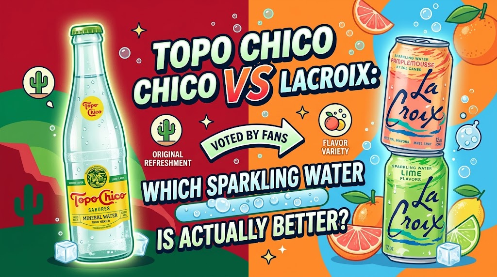 Topo Chico vs LaCroix: 어느 탄산수가 실제로 더 좋나요?